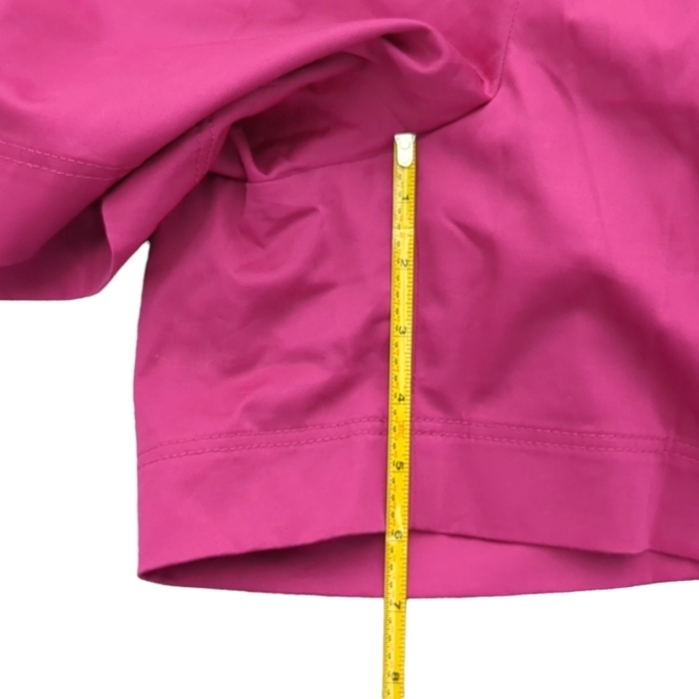 ANN Taylor Signature Pink High Waisted Sailor Shorts Sz 4 Double Button Summer - Picture 6 of 9